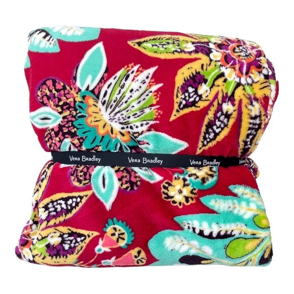 Vera Bradley Rumba Plush Throw Blanket - Picture 2 of 5